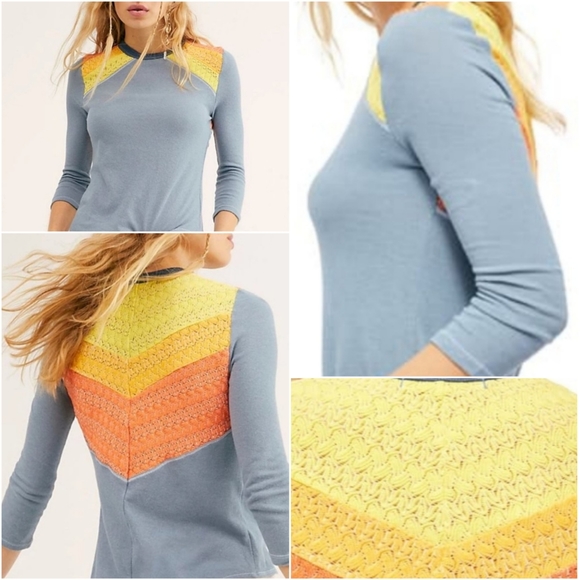 Free People Tops - 💥PRICE DROP💥 In Rainbows Top*